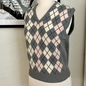 Vintage 70s Brooks Brothers Lambs Wool Sweater Vest